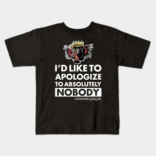 Conor McGregor Apologize Notorious Kids T-Shirt